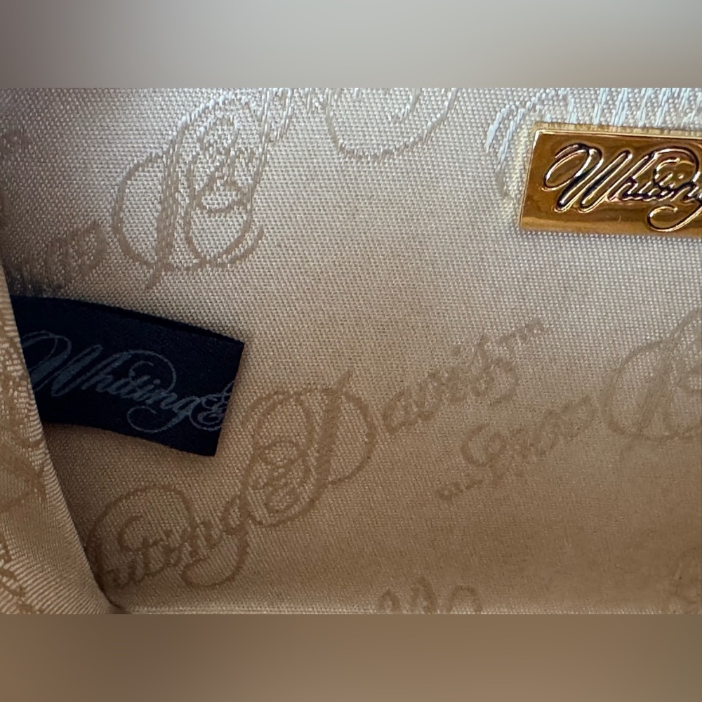 Whiting & Davis gold 
Metal Minaudière vintage evening - Picture 11 of 16
